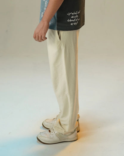 The Relaxed Cream Trouser